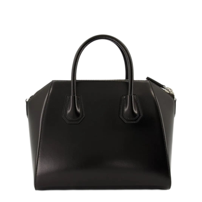 Antigona Small Box Leather Handbag - Black