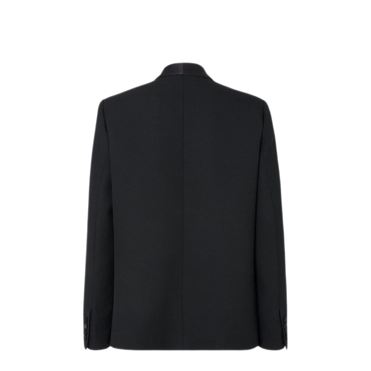 MAYFEYR - Fendi - Black Wool Shawl Lapel Jacket - FJ7746B1G0F0QA1