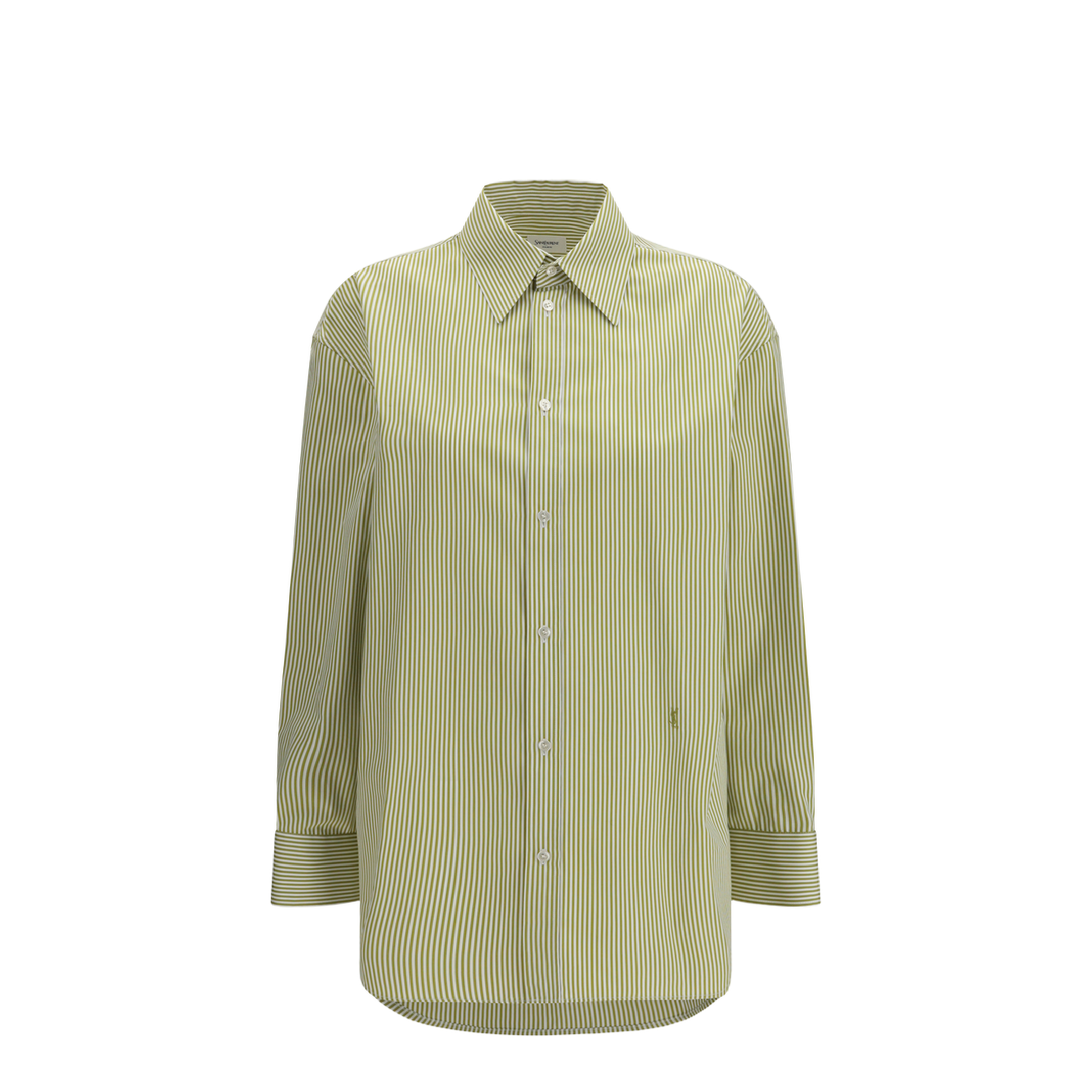 MAYFEYR - Saint Laurent - Vertical Striped Button Shirt - 865483Y260D