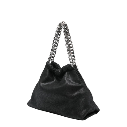 Falabella Mini Polyester Crossbody Bag - Black