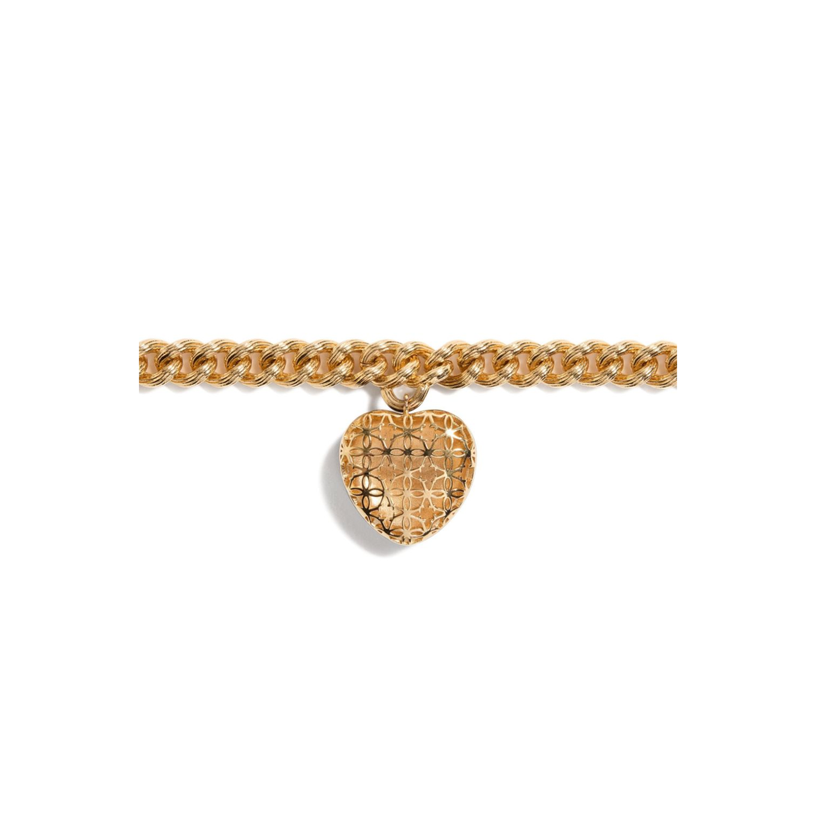 Black Oversized Heart Charm Pendant