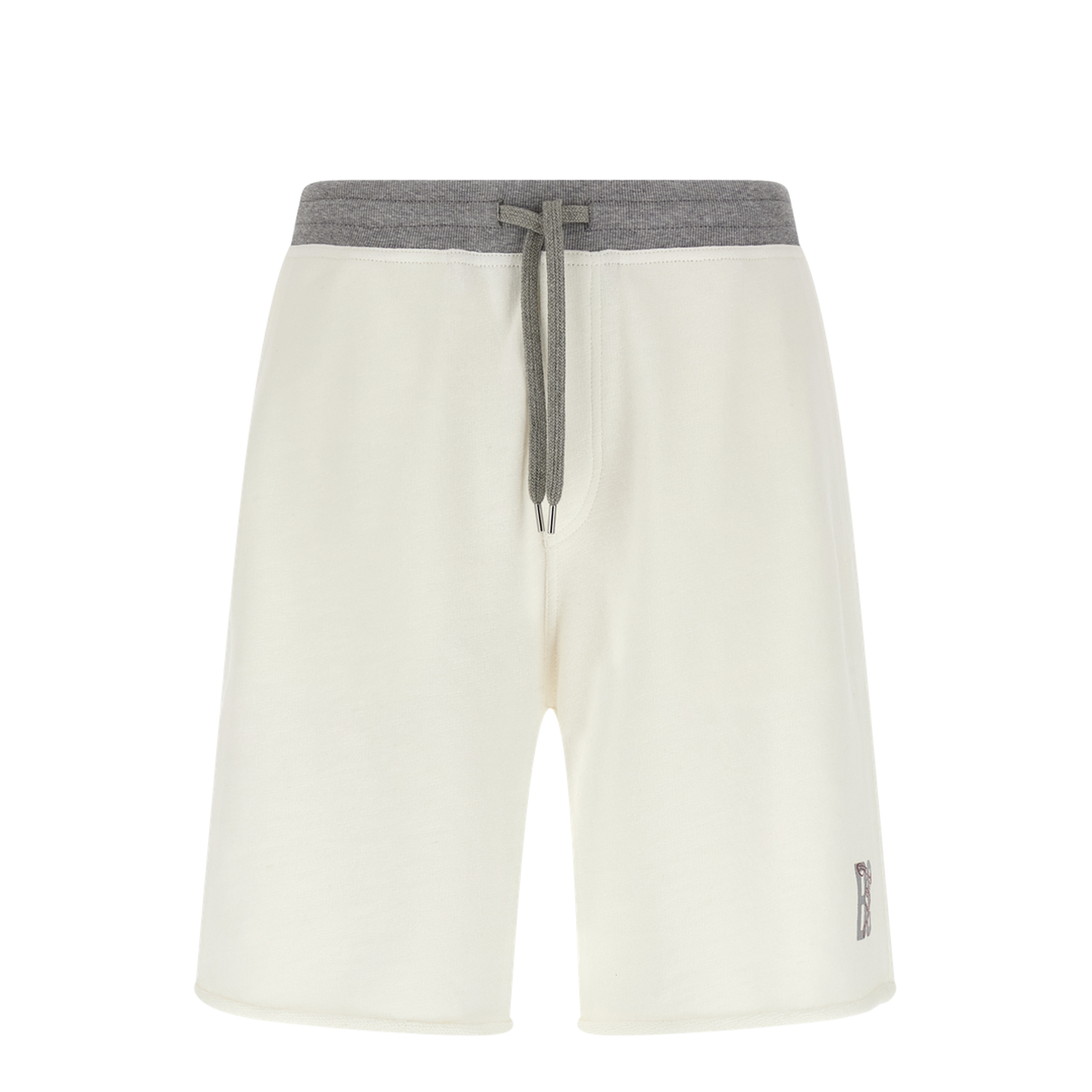 Mélange sweatshirt bermuda shorts