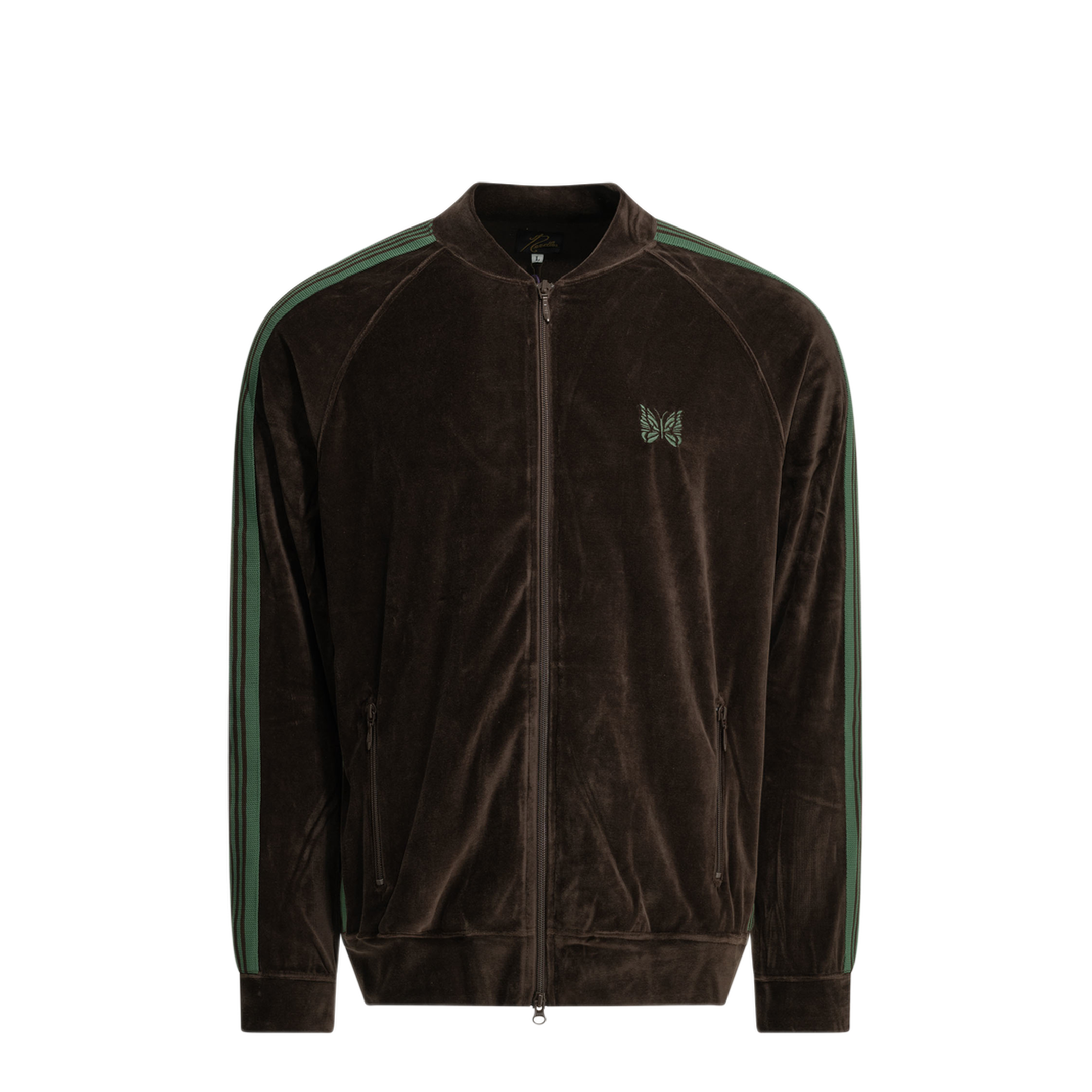 MAYFEYR - Needles - Track Zippered Sweatshirt - SX413CBROWN