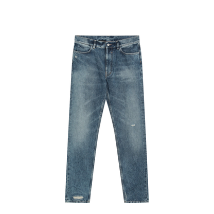 Slim-Fit Denim Jeans - Blue