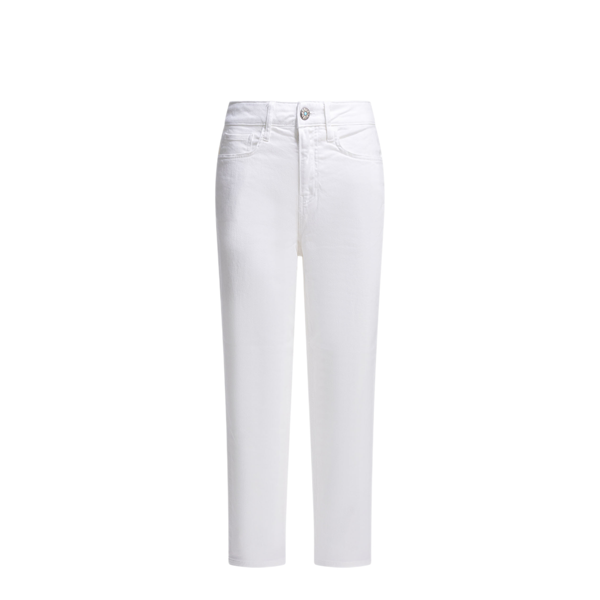 MAYFEYR - Shaft Jeans - Arch Drill Stretch Straight Leg Jeans - EP1DHIT2900OFFWHITE