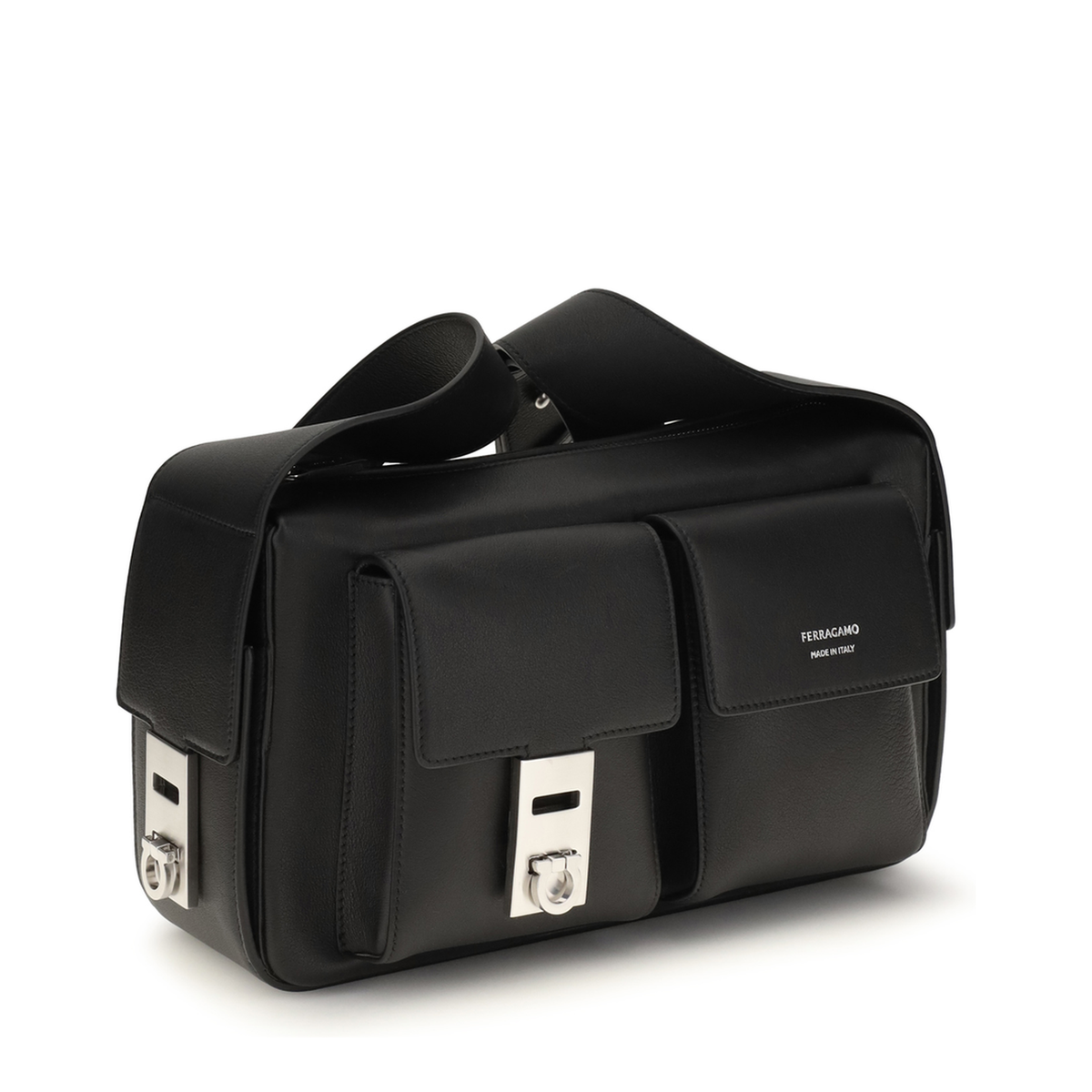 MAYFEYR - Ferragamo - Hug Buckle Utility Shoulder Bag - 797412001