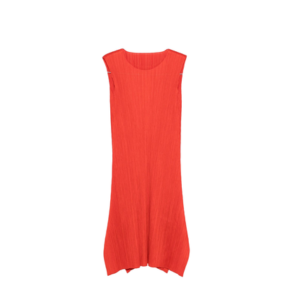 Pleated Midi Dress