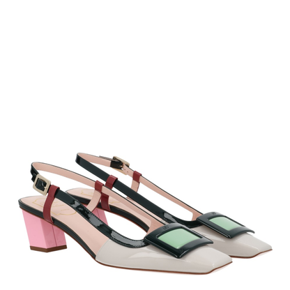 Slingback Pumps in Patent Leather