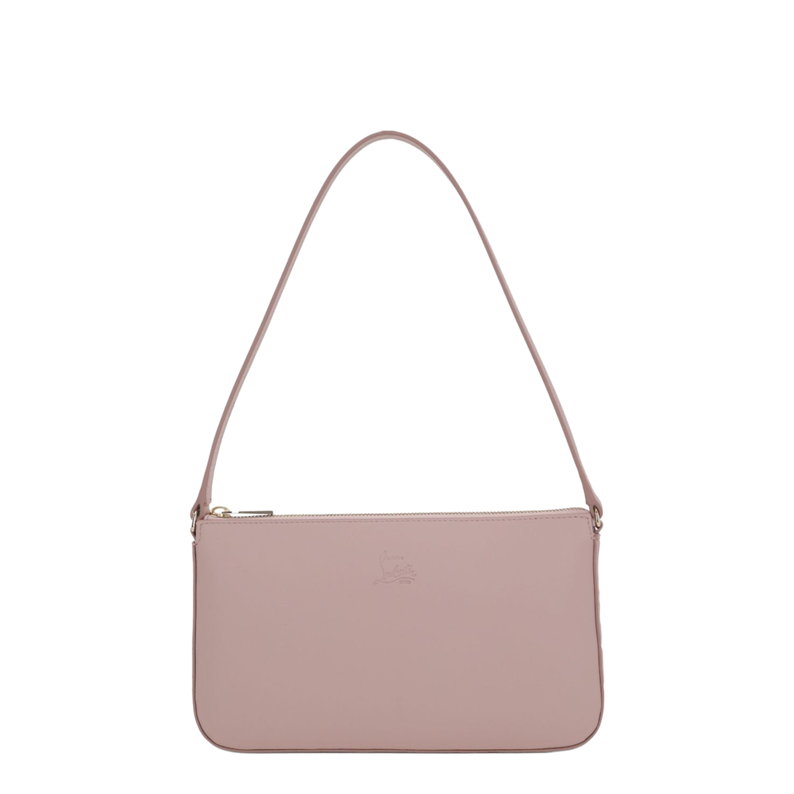 Pink Top Zip Fastening Single Shoulder Strap Bag
