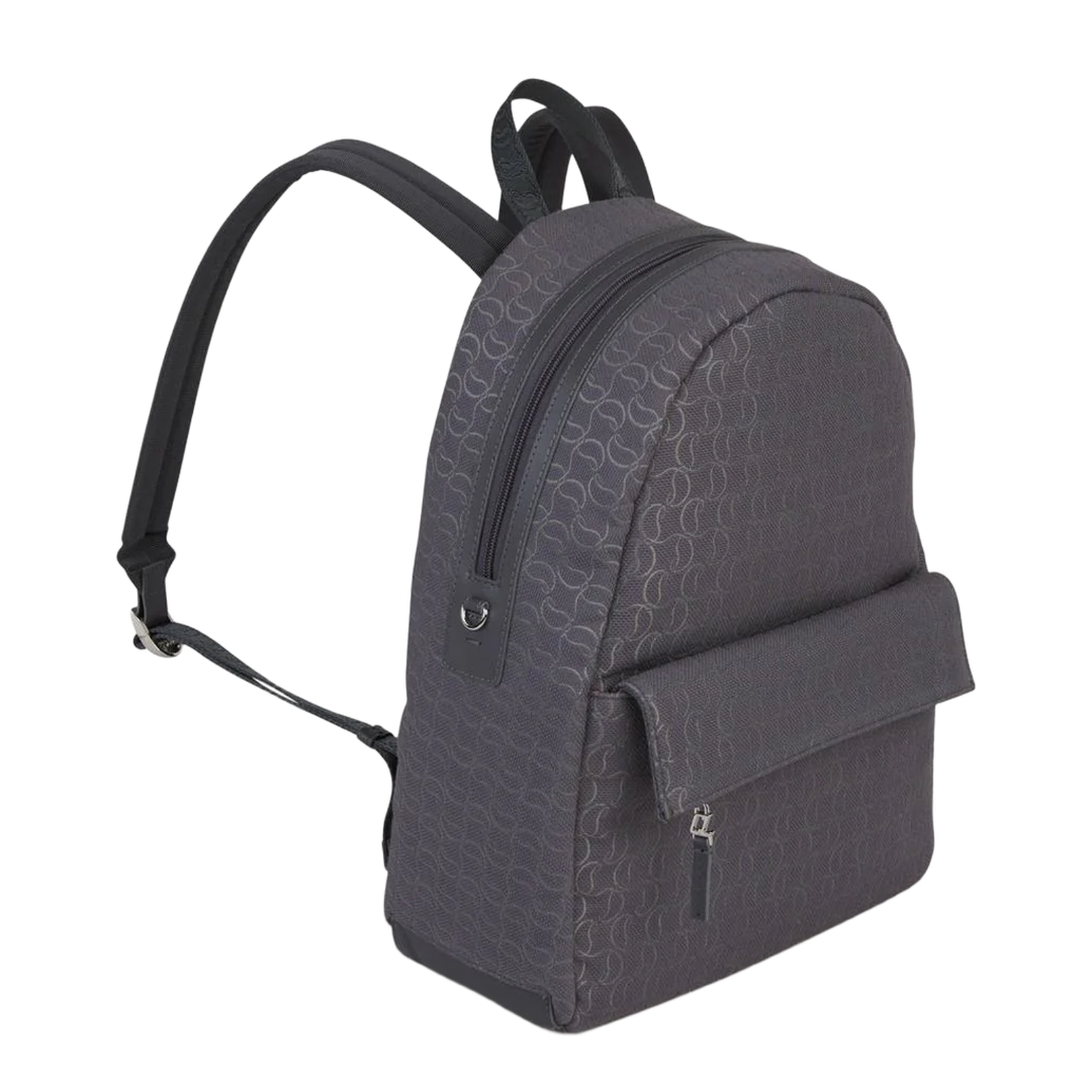 Backpack Jacquard Logo Combined with Smooth Leather