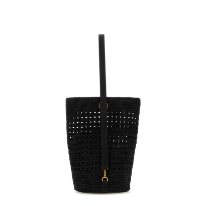 Crochet Shoulder Bag Black