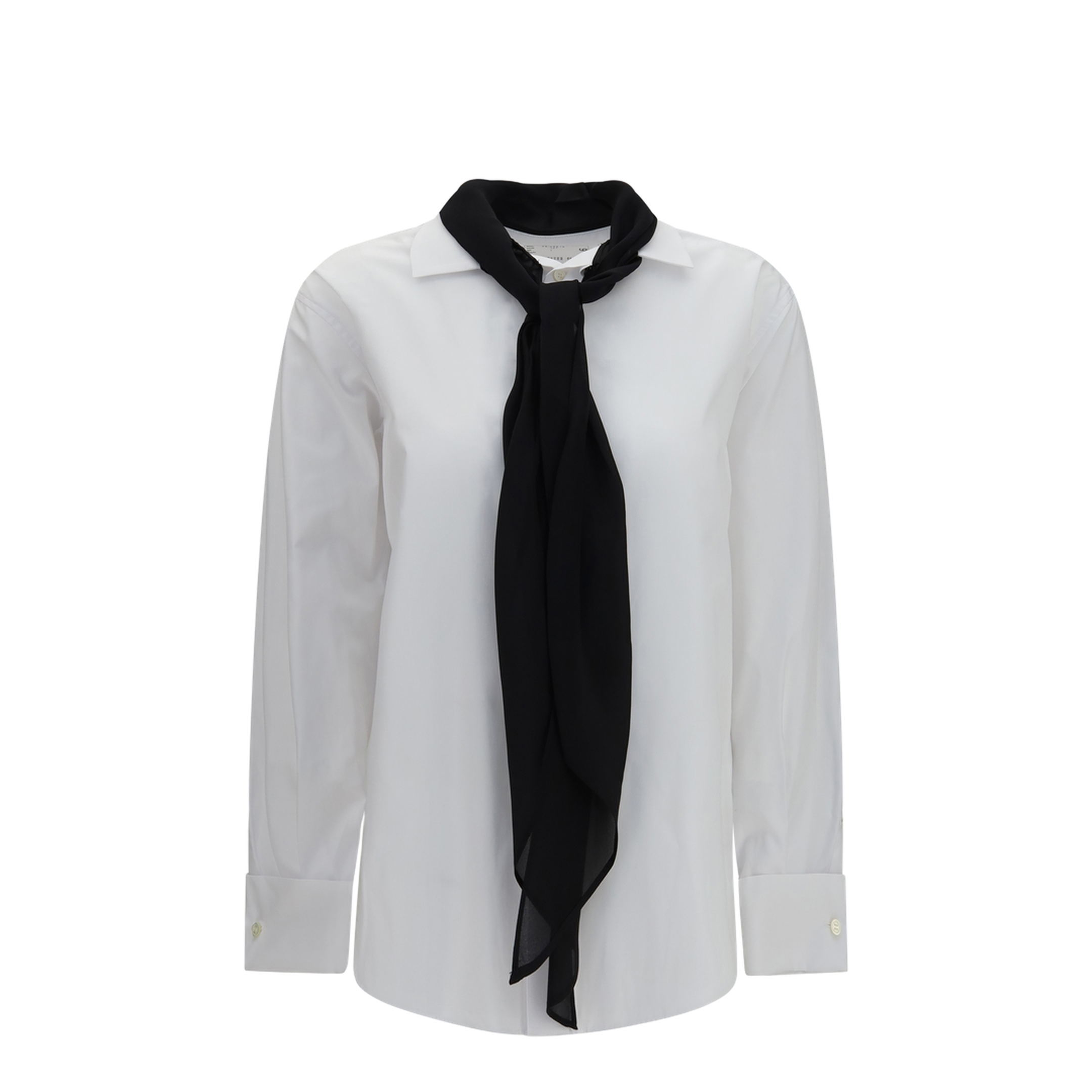 MAYFEYR - Sacai - Cotton Poplin Scarf Shirt - 2608616