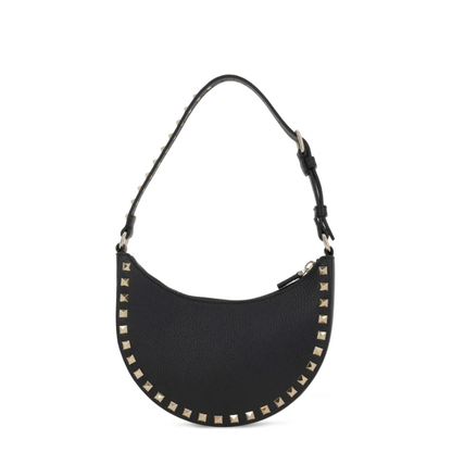 Rockstud Mini Leather Hobo Bag