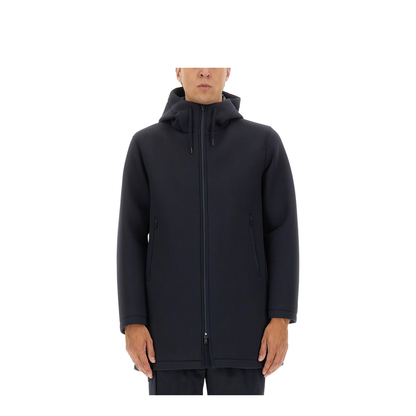 Long Parka in Three Layers Scuba