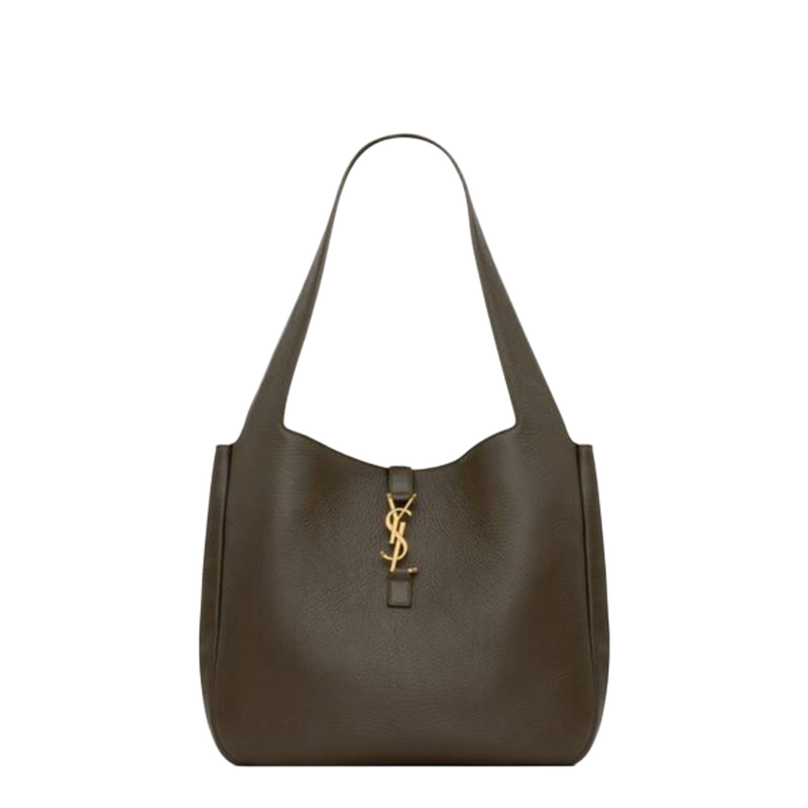 Grained Leather Tote Bag