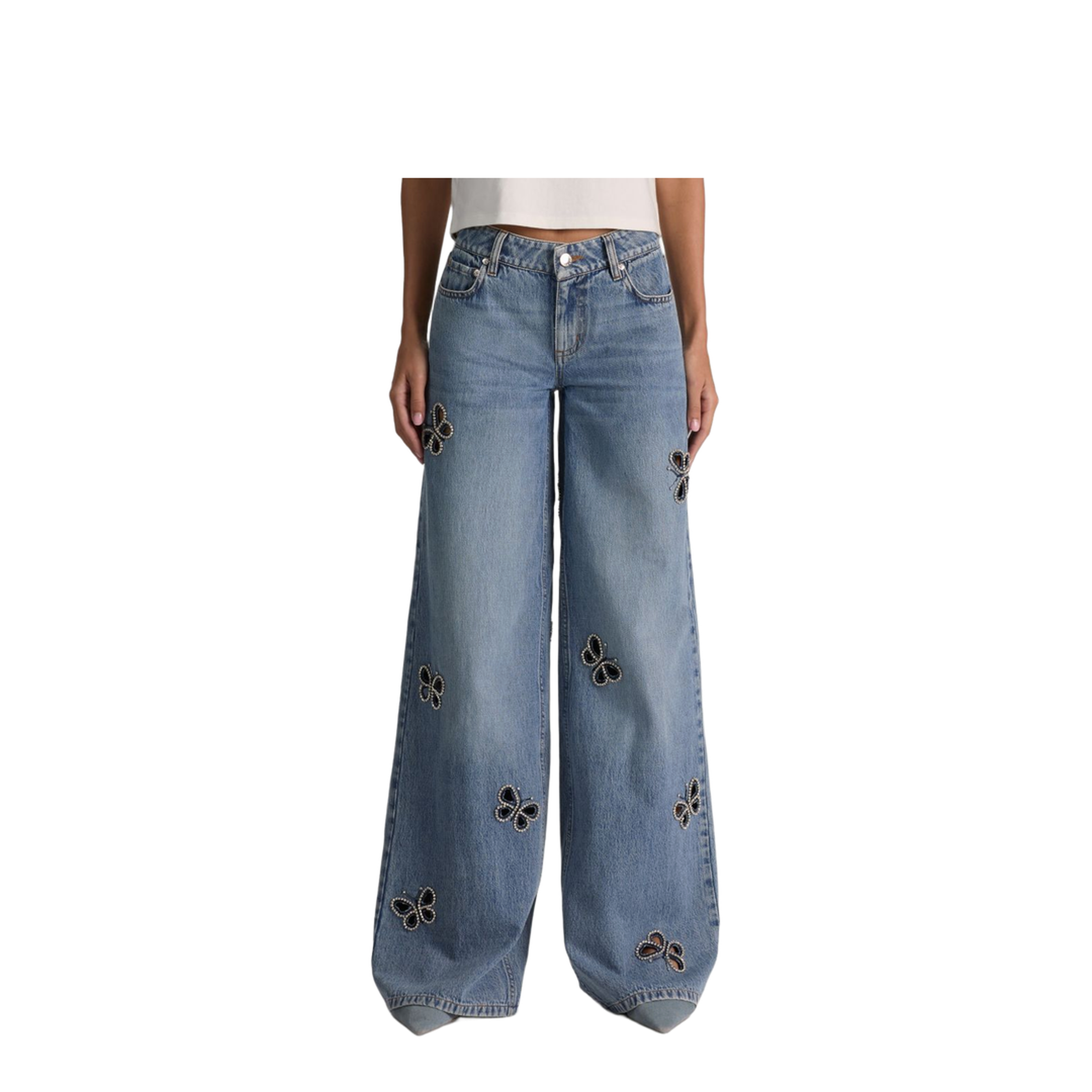 MAYFEYR - Alice + Olivia - Jeans Navy - CD606E38138R421