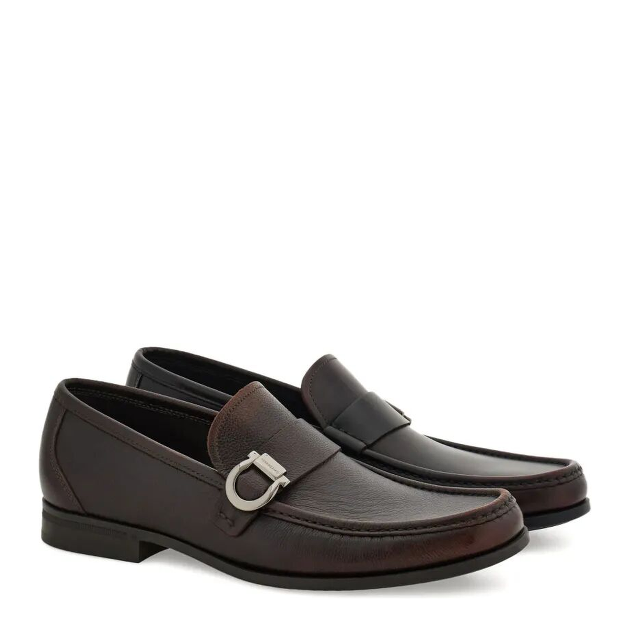 MAYFEYR - Ferragamo - Caspian Leather Loafers - 0279630791766CORDOVAN