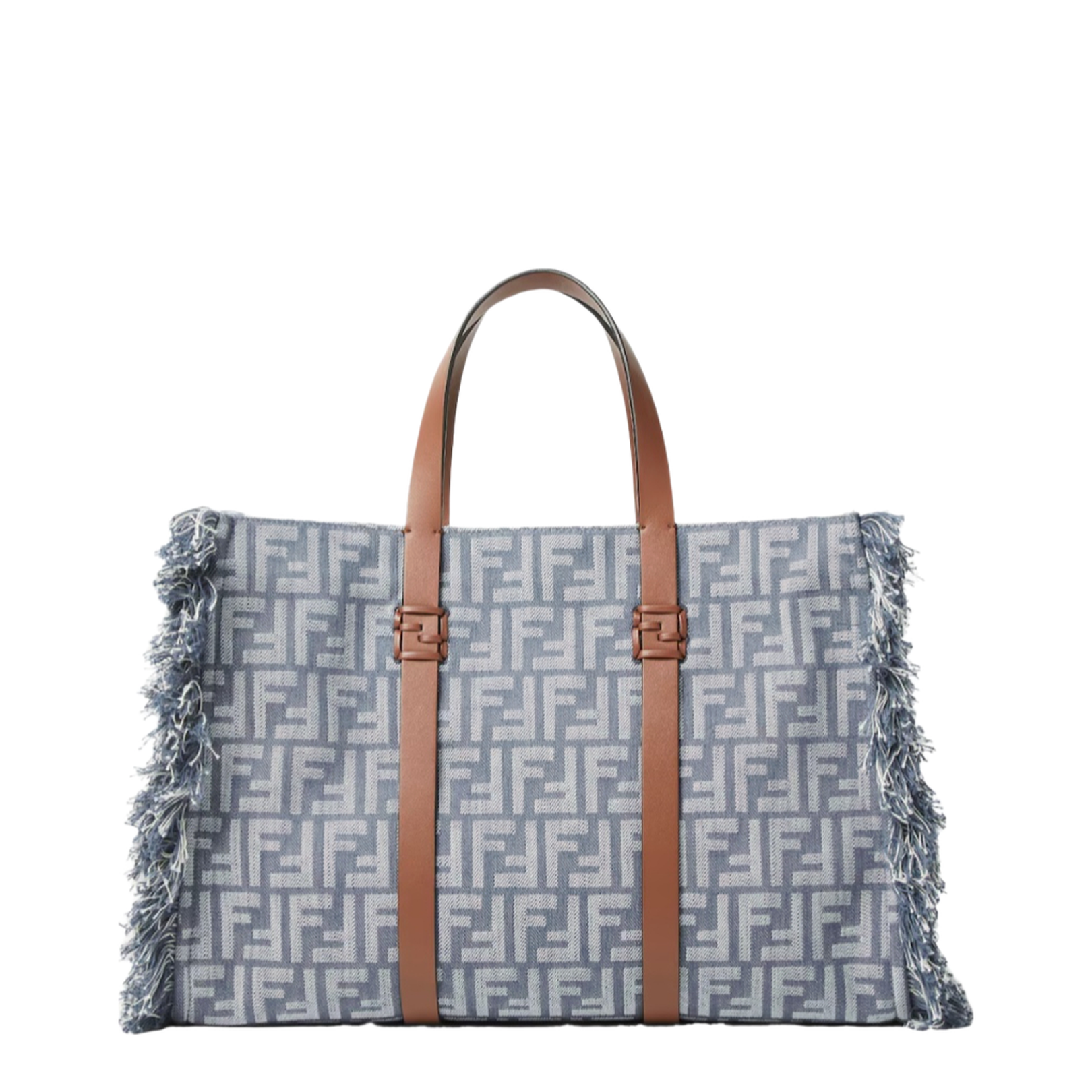 Summer Canvas Top Handle Bags - Pastel Blue