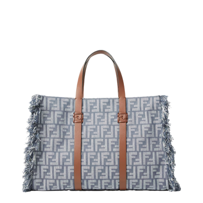 Summer Canvas Top Handle Bags - Pastel Blue