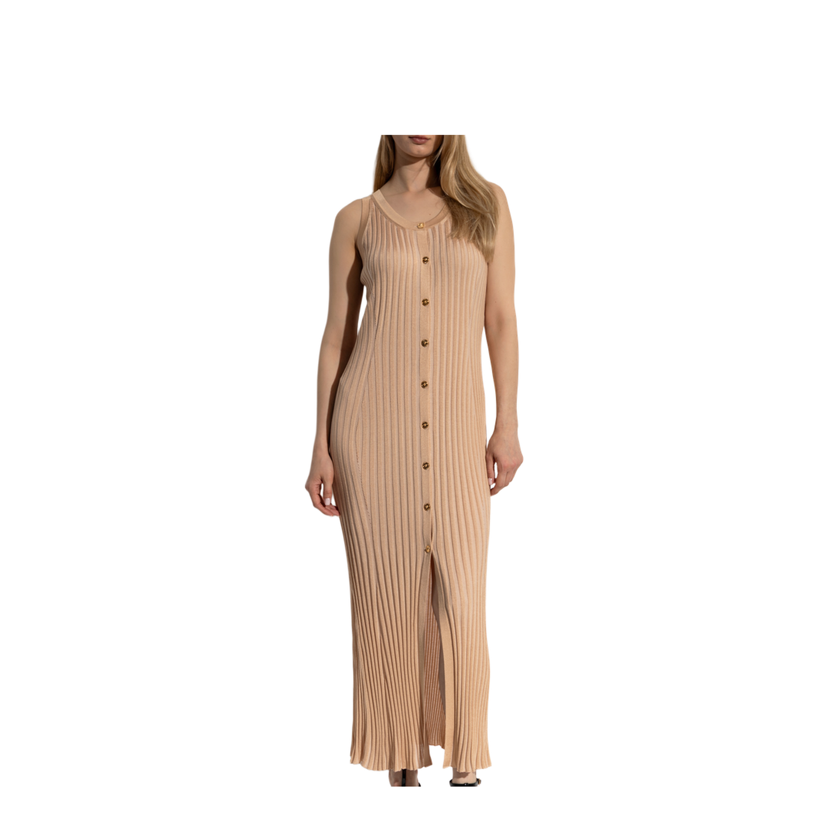Ribbed Sleeveless Dress
