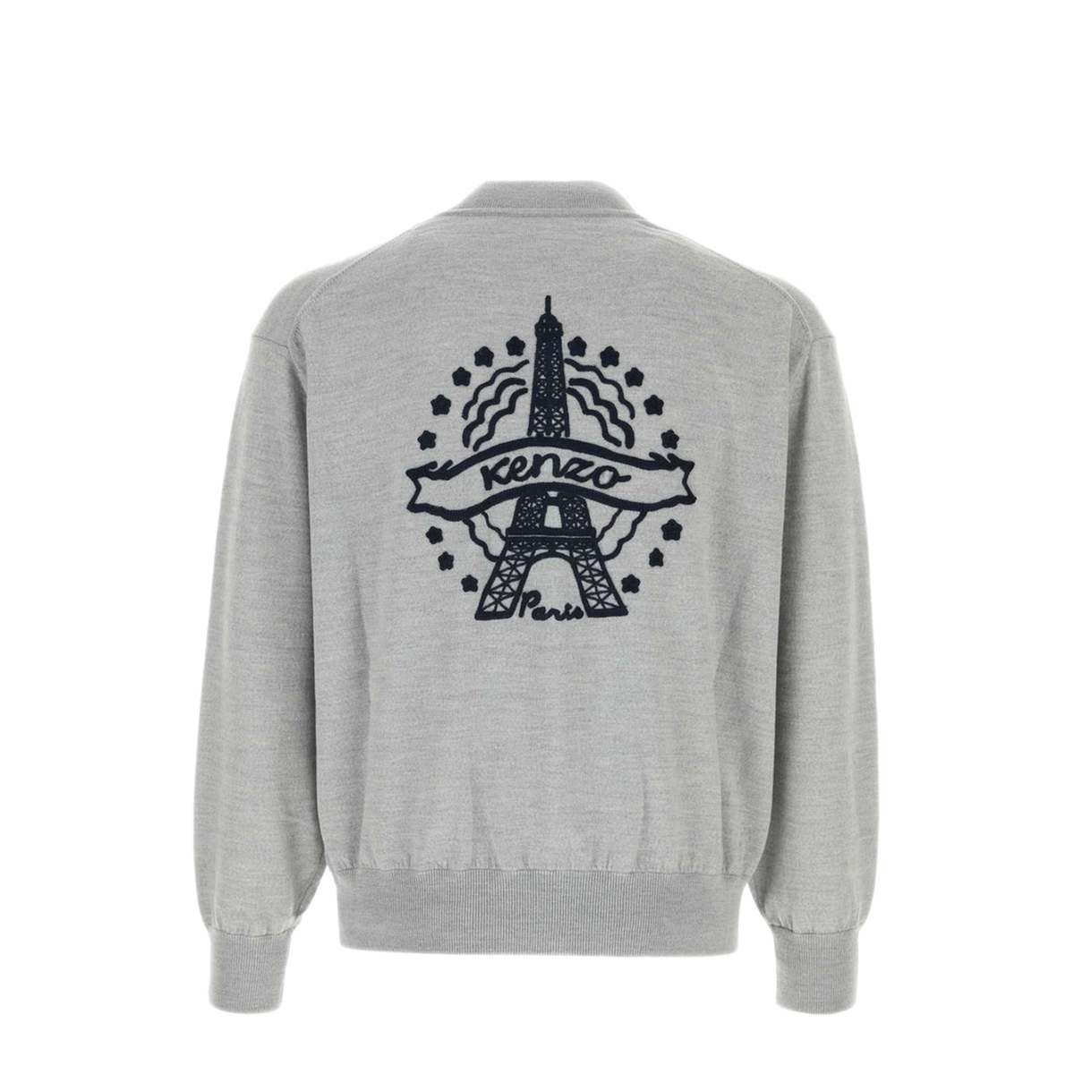 MAYFEYR - Kenzo - Eiffel Tower Design Zip Up Cardigan - FG65CA8193FH94