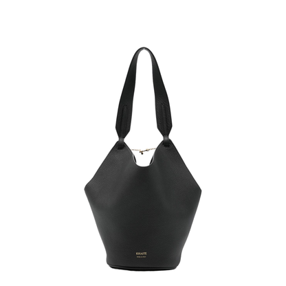 Lotus Mini Leather Bucket Bag