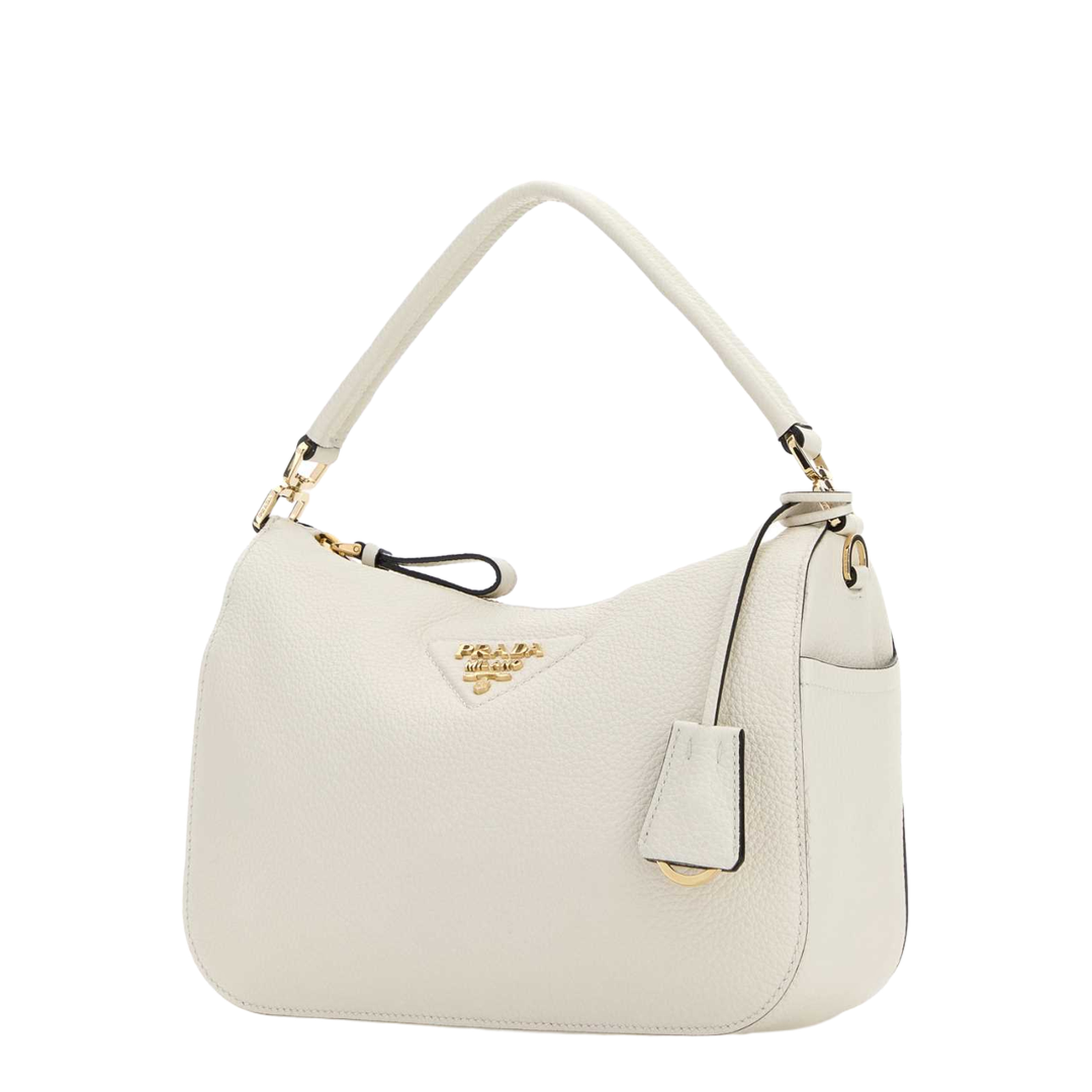 MAYFEYR - Prada - Ivory Leather Small Handbag - 1BC277VONO2DKVF02EU