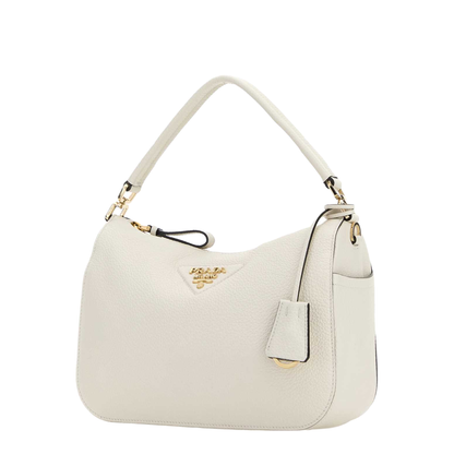 MAYFEYR - Prada - Ivory Leather Small Handbag - 1BC277VONO2DKVF02EU