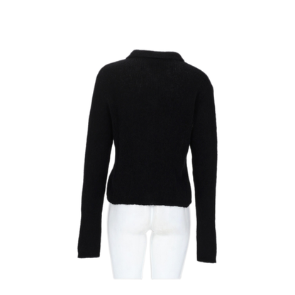 MAYFEYR - Our Legacy - Mazzy Polo Sweater - W4233MBBLACKFUZZYALPACA