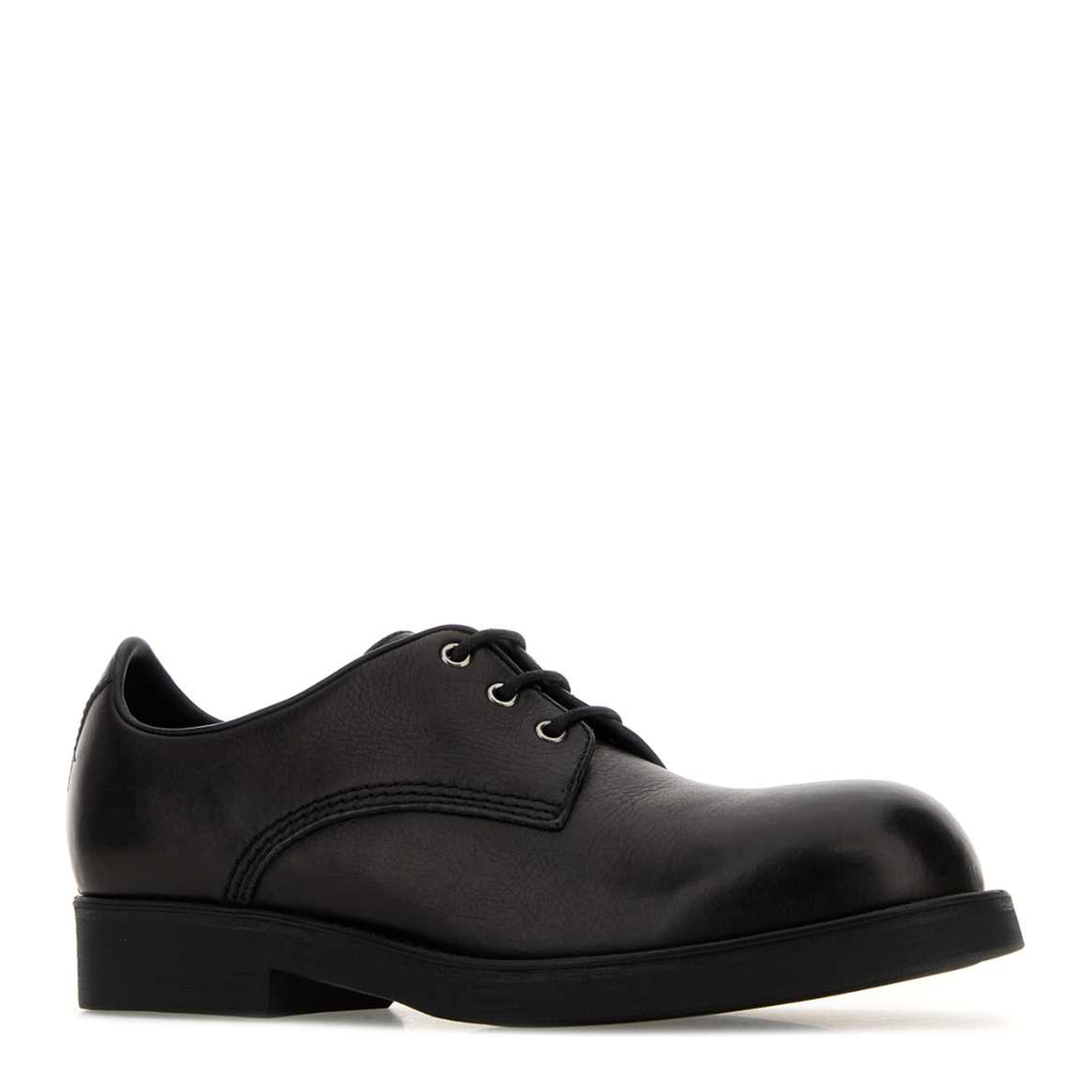 MAYFEYR - Mm6 Maison Margiela - Black Leather Derby Shoes - SH1WQ0007P7431T8013