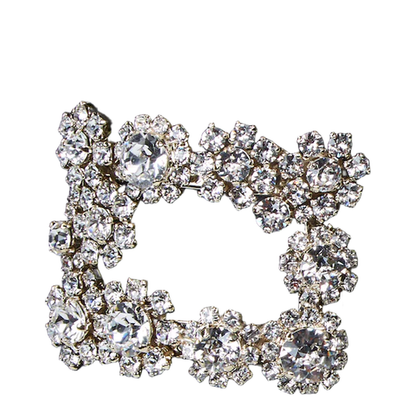 Viv' Flower Strass Boucle Cabas Mini Bag