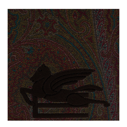 Jacquard Clutch Bag - Brown