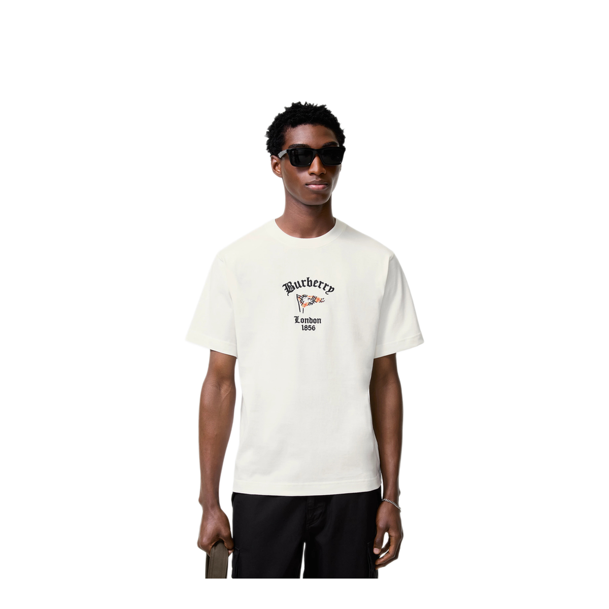 Check Cotton T Shirt