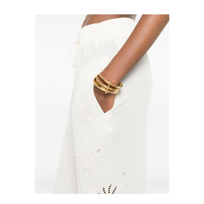 MAYFEYR - Ermanno Scervino - Trousers White - D482P351RVKX14800