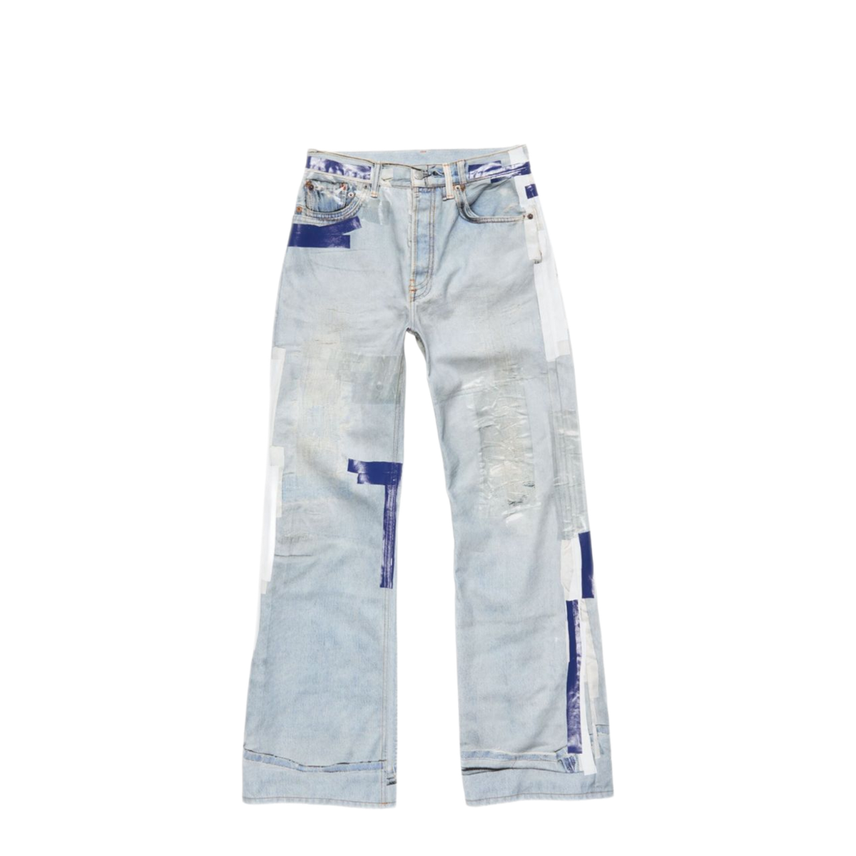 MAYFEYR - Acne Studios - Light Blue Distressed Jeans - BK0783228