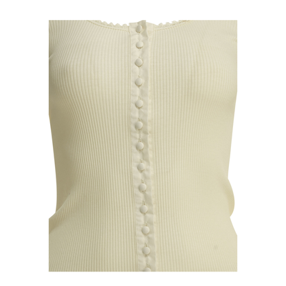 MAYFEYR - Chloè - Fitted Cotton Silk Jersey Top - CH26AJH43088107