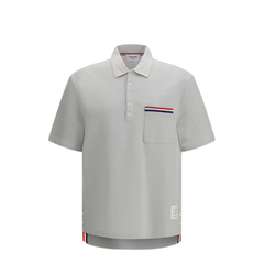 Short Sleeve Polo With Chest Pocket
