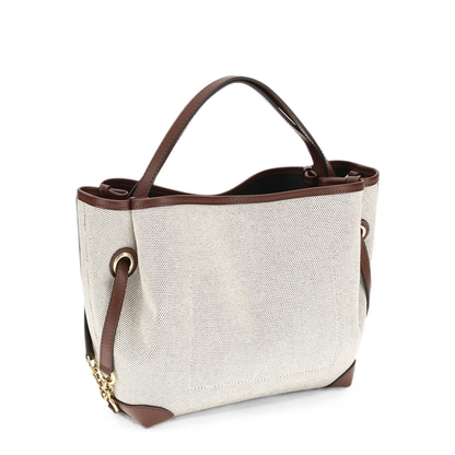 MAYFEYR - Chloè - Small Clover Double Carry Bag In Canvas - CH26AS656S6327M