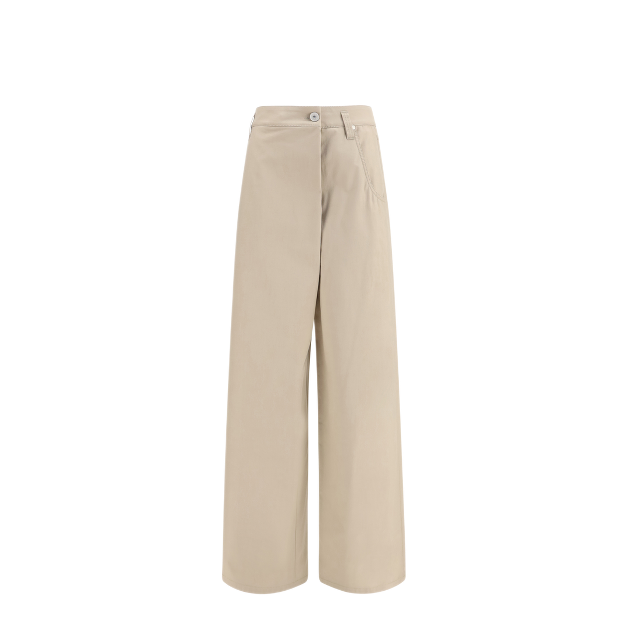 MAYFEYR - Brunello Cucinelli - Cotton Loose Wrap Pants With Monili - ML115P9180
