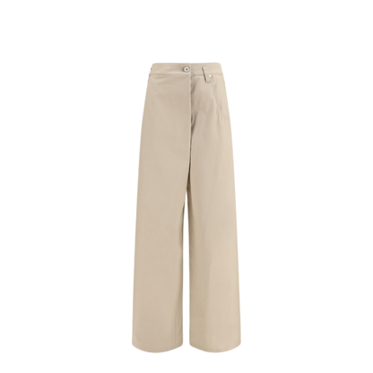 MAYFEYR - Brunello Cucinelli - Cotton Loose Wrap Pants With Monili - ML115P9180