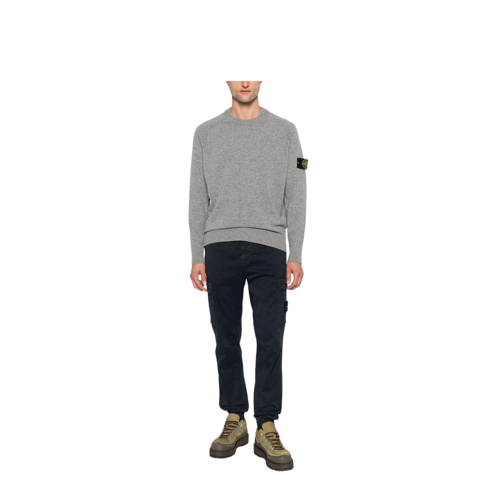 Cargo Trousers in Stretch Organic Broken Twill Cotton