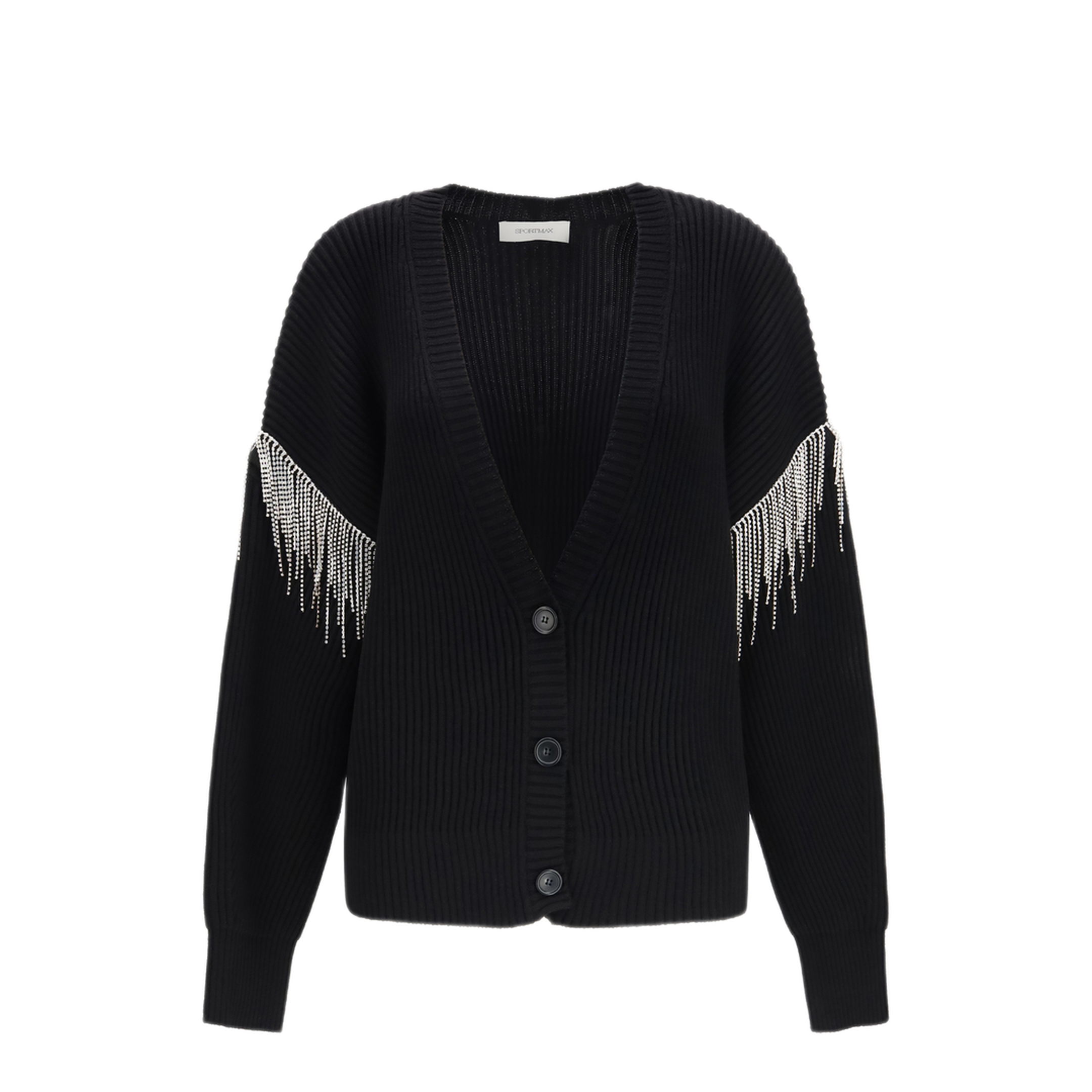 MAYFEYR -  - Virgin Wool Cardigan With Sparkling Details - 2622346021600