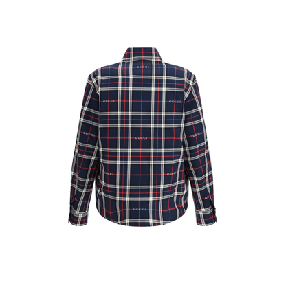 MAYFEYR - Gucci - Padded Tartan Cotton Jacquard Shirt - 853013ZAUAC
