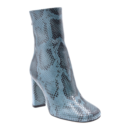 MAYFEYR - Paris Texas - Blue Leather Booties - PX508XPMBB