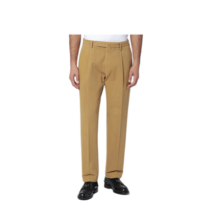 MAYFEYR - Santaniello - Ochre Cotton And Cashmere Trousers - ARECHITCR371118