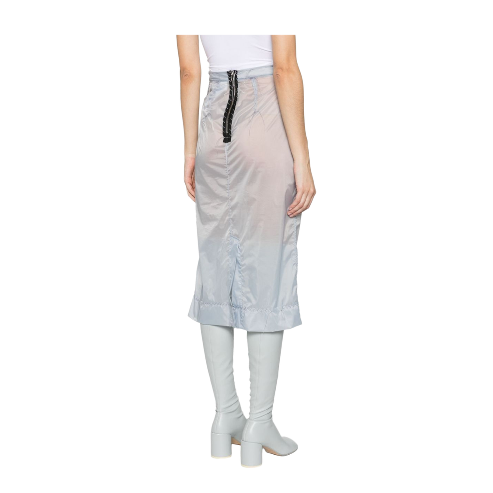 Chiffon Tulle Midi Skirt