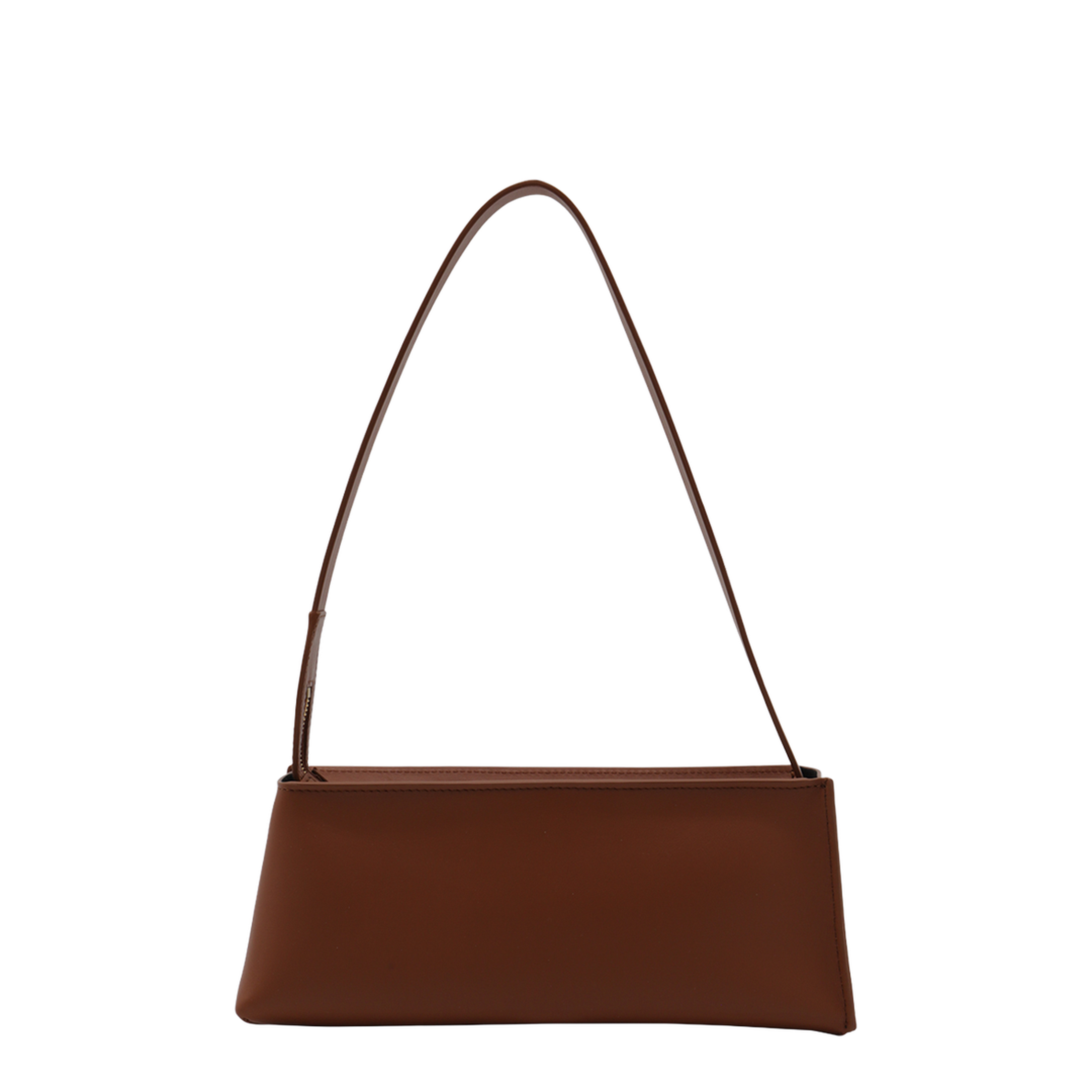 Museo Compact Baguette Bag Calfskin - Moca/Ivory