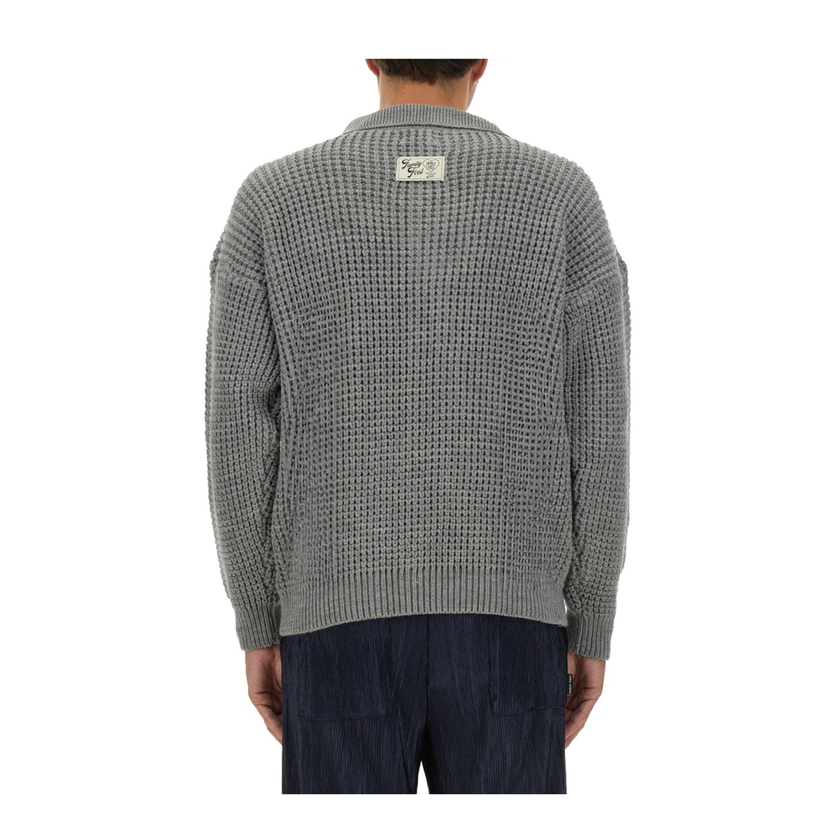 MAYFEYR - FAMILY FIRST - Polo Cardigan - SWF2410GREY