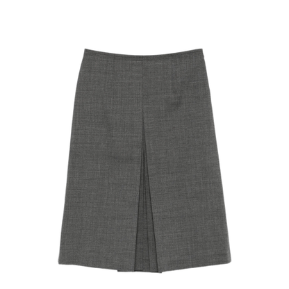 MAYFEYR - Prada - Pleated Wool Midi Skirt - P10A8SOOO6011F0480