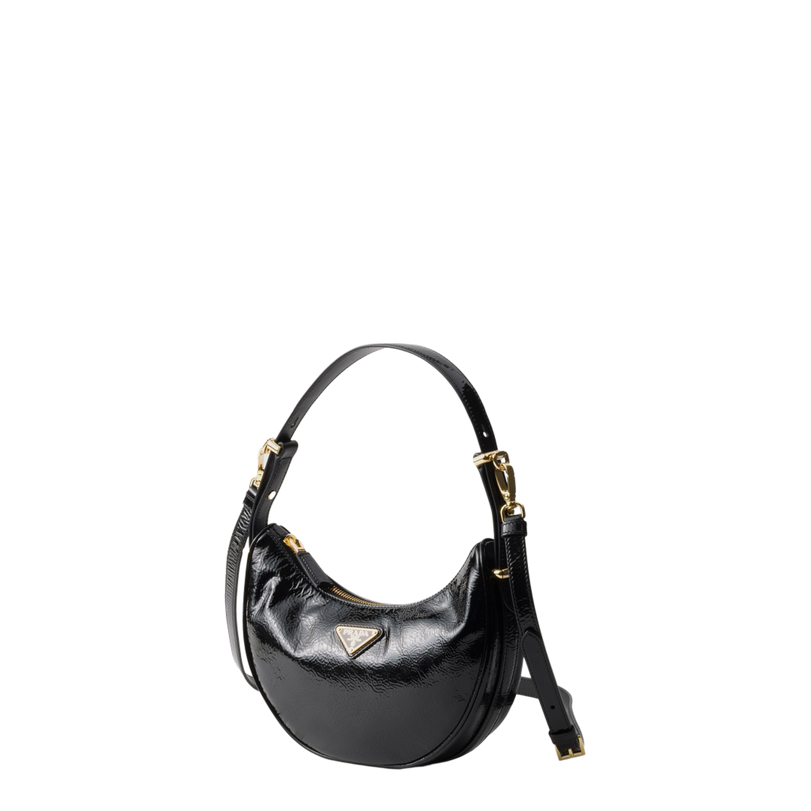 Prada Arqué Naplak Shoulder Bag